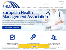 Tablet Screenshot of ehma.org
